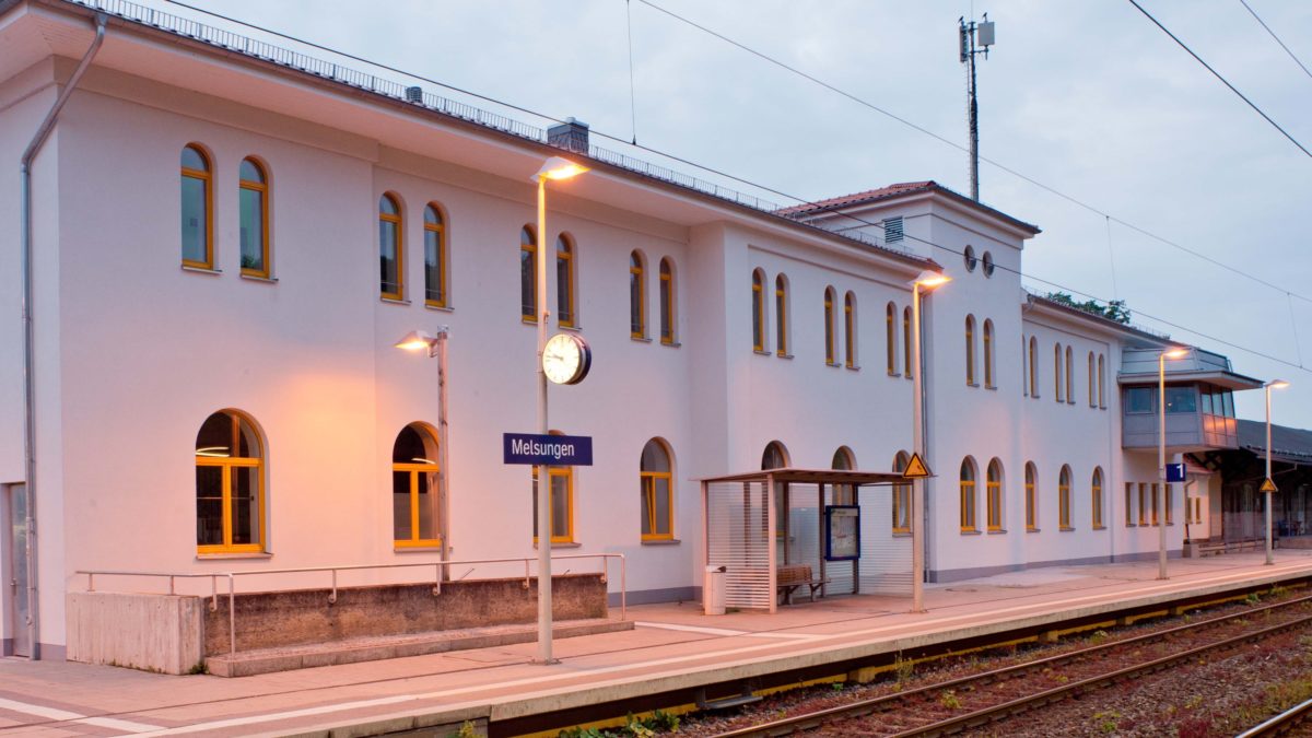 Bahnhof in Melsungen