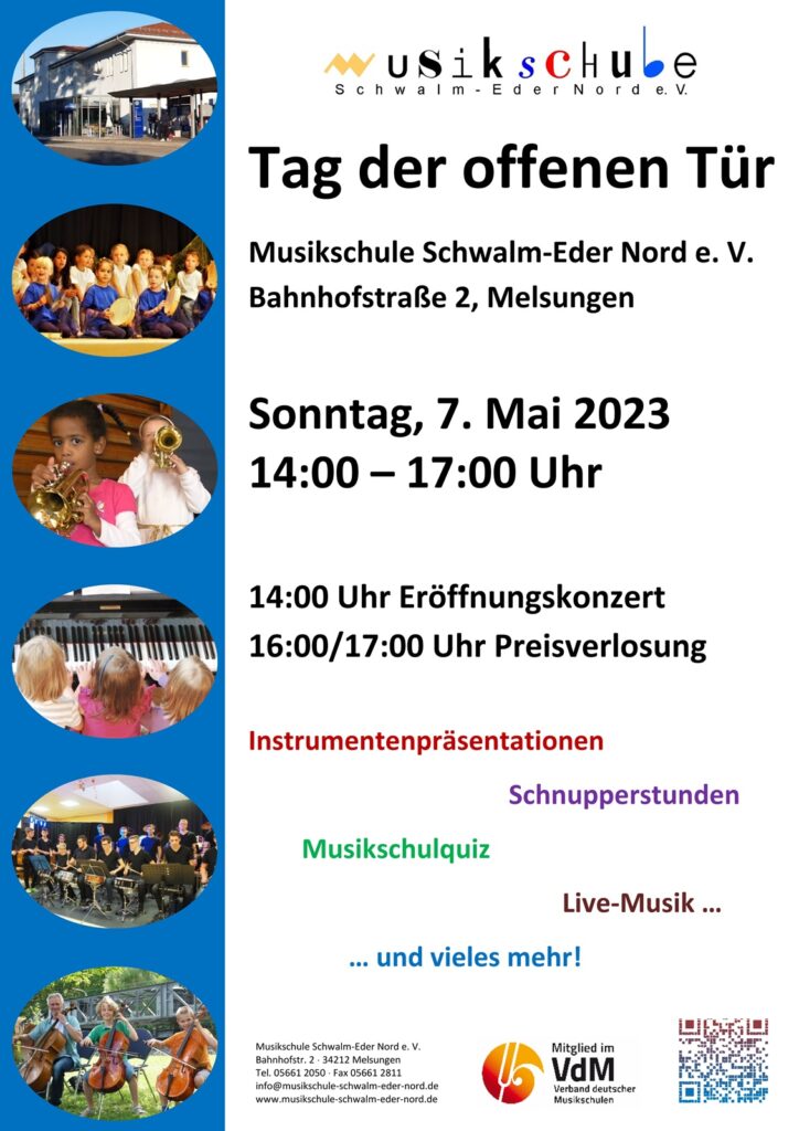 Tag der offenen Tür der Musikschule Schwalm-Eder im Mai 2023
