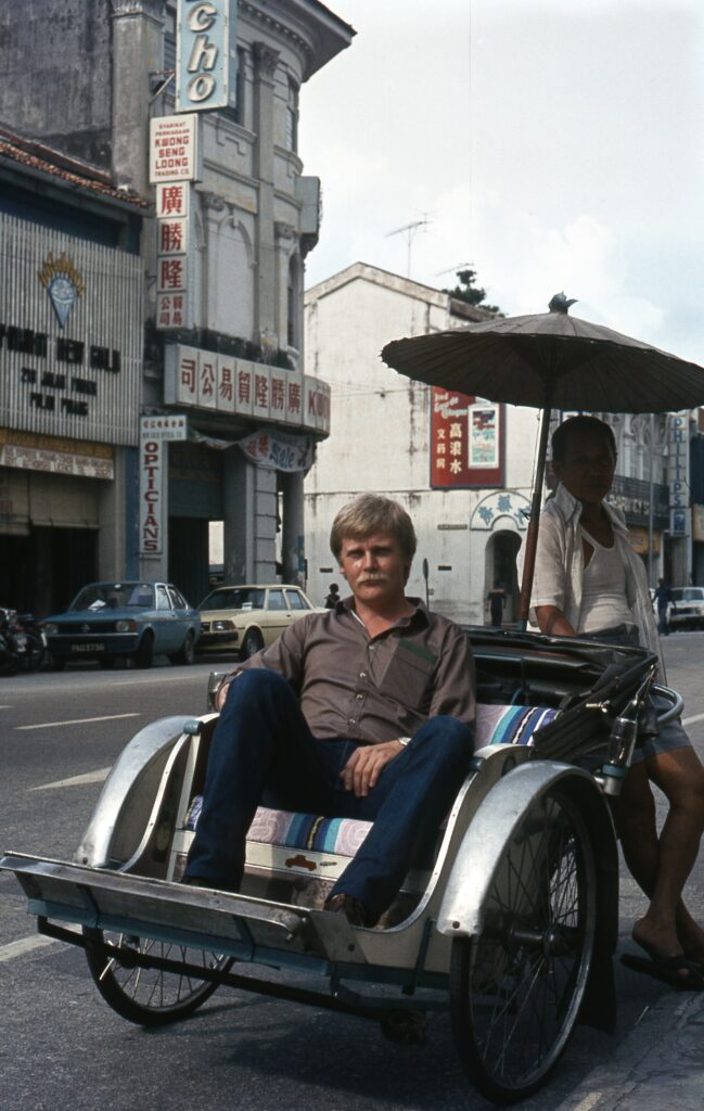 Klaus Rüger 1982 in Malaysia, Copyright: Klaus Rüger