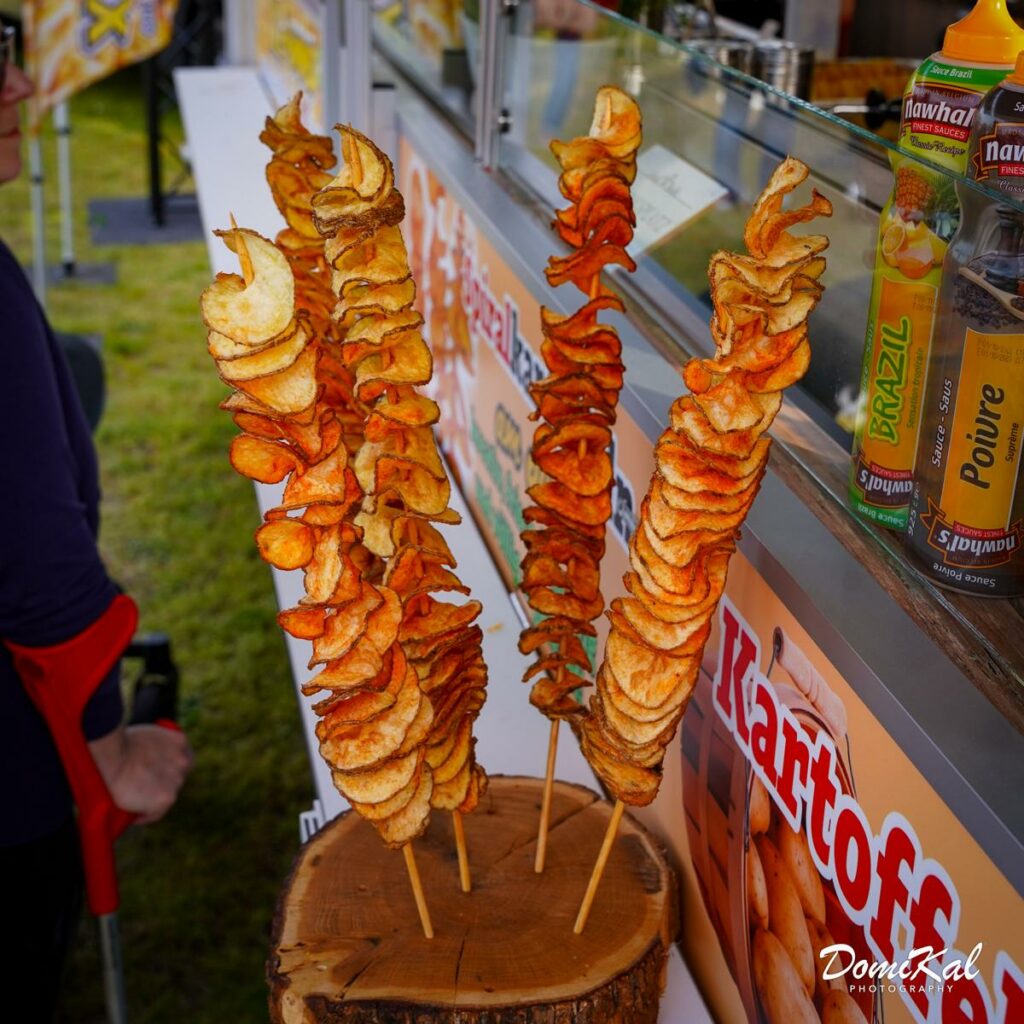 Kartoffelspiralen zum Street-Food-Festival in Melsungen 2024, Copyright: Funtastic GmbH