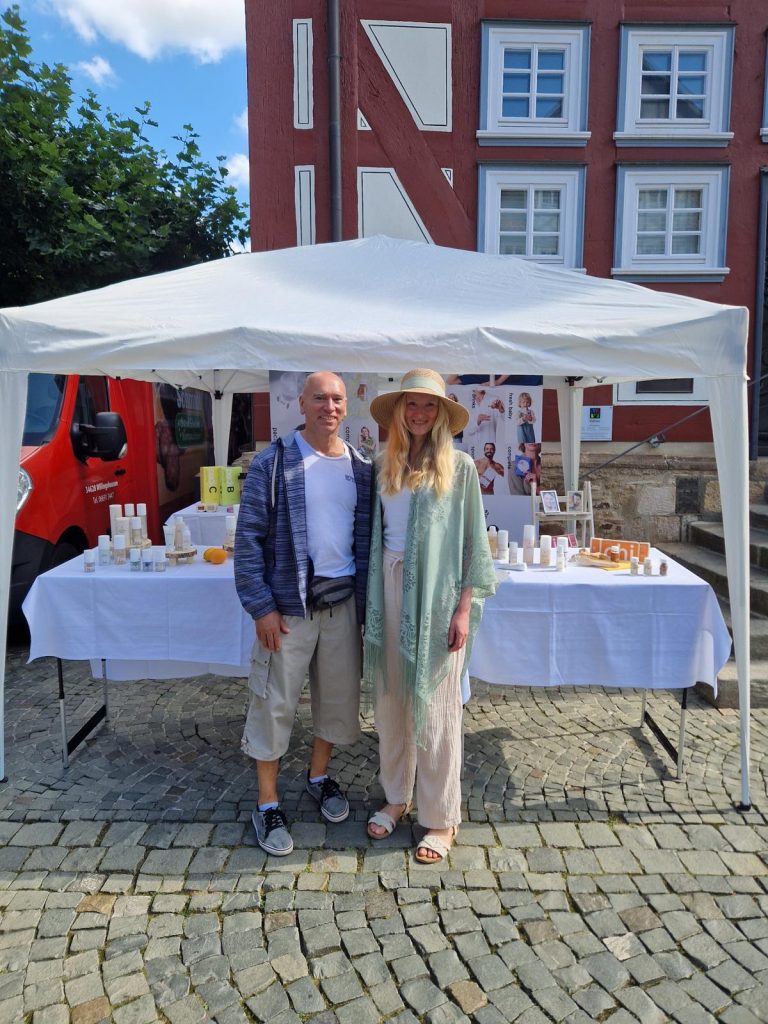 Alicia Hasert aus Lauterbach präsentiert mit Ringana frische Körperpflege und Vitalstoffe – zu erleben auch beim letzten Feierabend-Markt am 9. September.