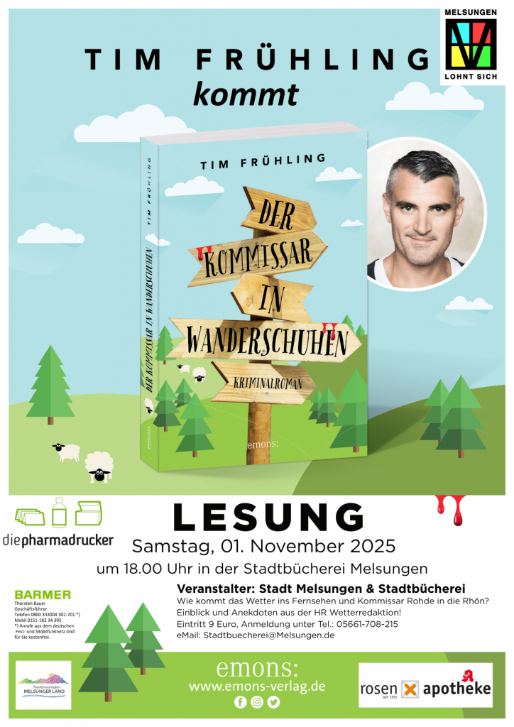 Lesung mit Tim Frühling im November 2025