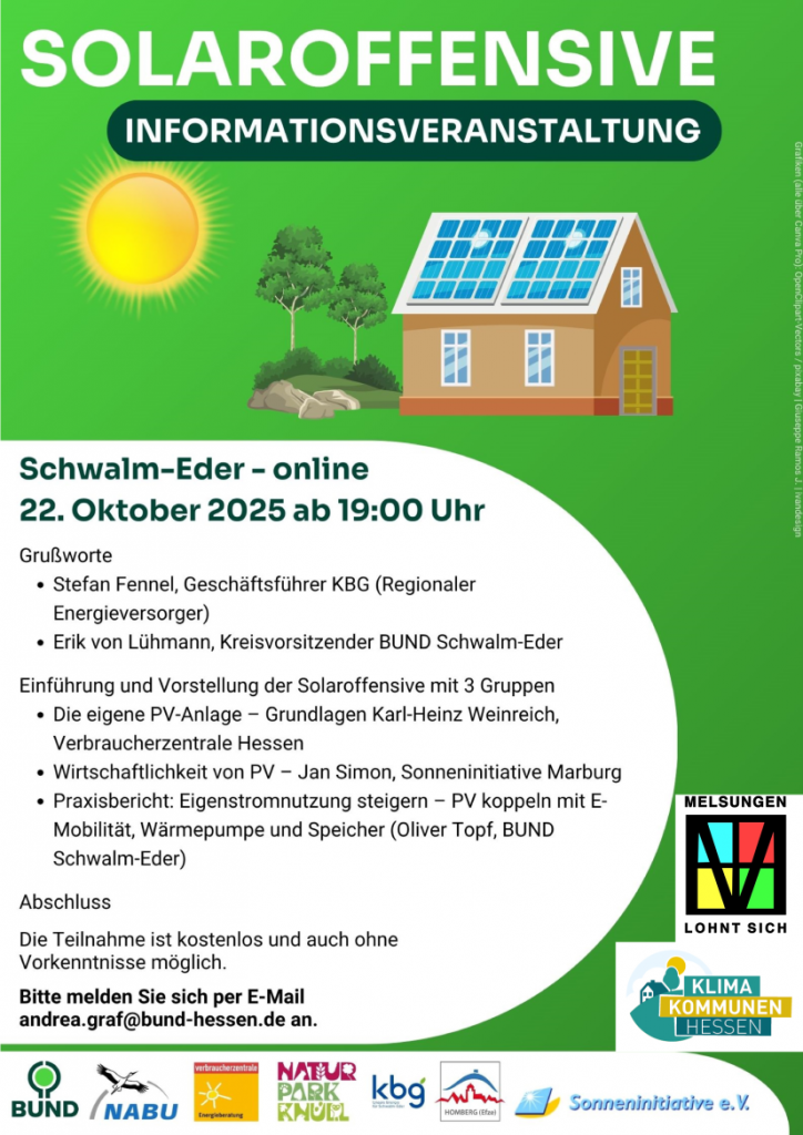 Solaroffensive Infoveranstaltung Oktober 2025