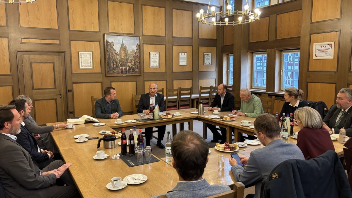 Übergabe Förderbescheid "Sicherheit bei Veranstaltungen"