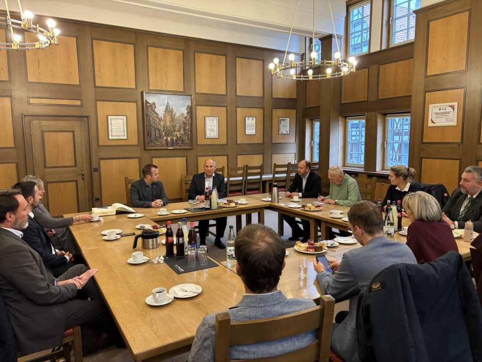 Übergabe Förderbescheid "Sicherheit bei Veranstaltungen"