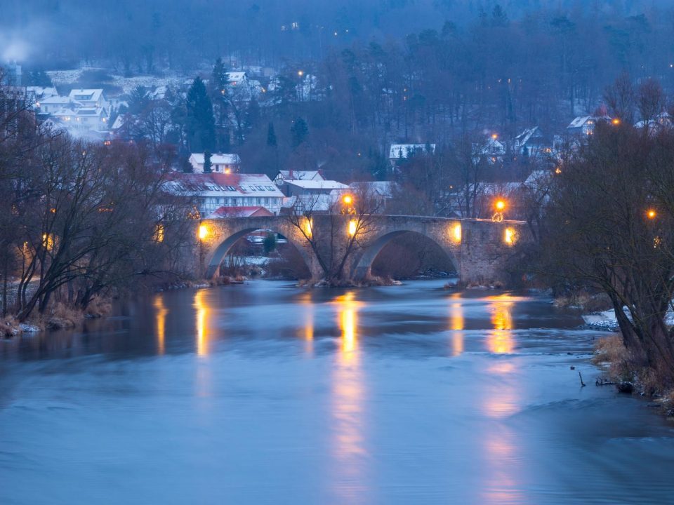 Bartenwetzerbrücke im Winter